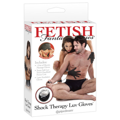 GUANTI STIMOLANTI PER SESSO ELETTRICO FETISH FANTASY "SHOCK THERAPY"